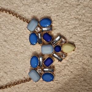 Choker Blue tones Costume Jewelry